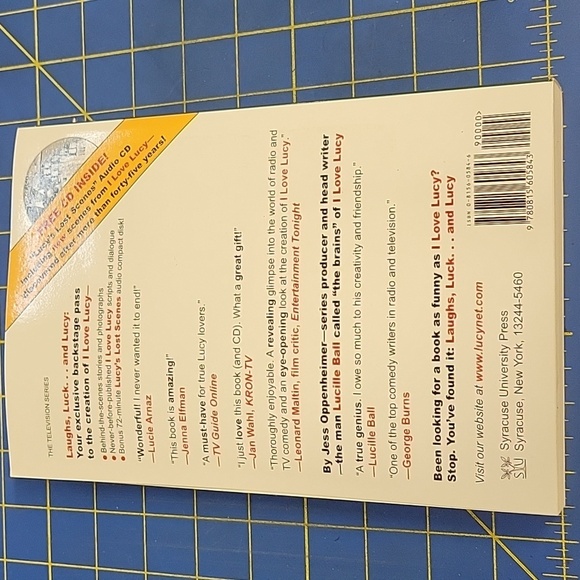 Laughs Luck and Lucy Book Autographed by Jess Oppenheimer & Bookmark - Picture 2 of 5